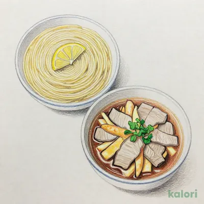 豚つけ黄そば