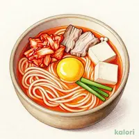 キムチ鍋焼うどん