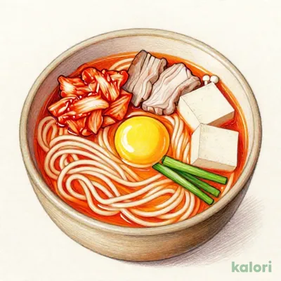 キムチ鍋焼うどん
