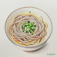Kake Soba (Hot Soba in Broth)