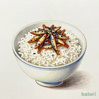 Rice with Chirimen Sansho (Baby Sardines & Japanese Pepper)