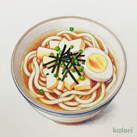 Udon with Grated Yam and Egg