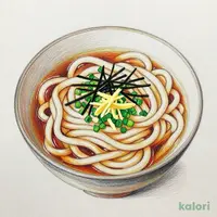 Bukkake Udon (Udon with Toppings and Dashi Sauce)