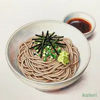 Bukkake Soba (Soba with Toppings and Dashi Sauce)