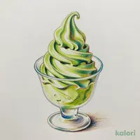 Soft Serve Ice Cream (Matcha)