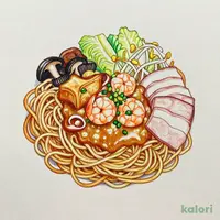 Gomoku Age-men (Deep-fried Noodles with Assorted Toppings)
