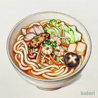 Japanese-style Champon Udon