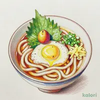 梅とじうどん