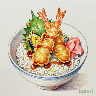 海老天丼