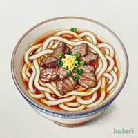 肉だしうどん