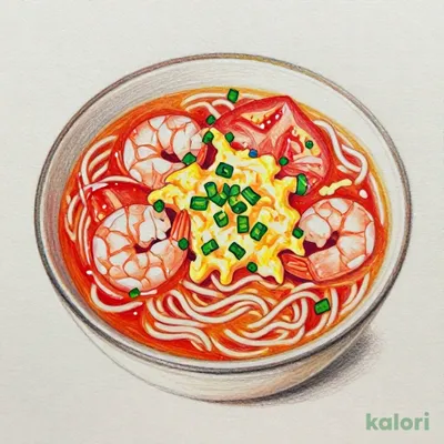 太陽のサンラートマト麺