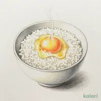 Aセット（白飯小・生卵）