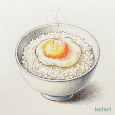 Bセット（白飯小・温玉）