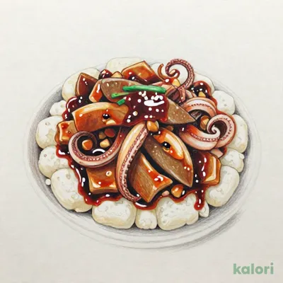 いかゲソと軟骨のゴロ焼き