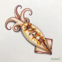 いかゲソと軟骨の炙り