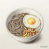 ごまそばとかつ丼のセット