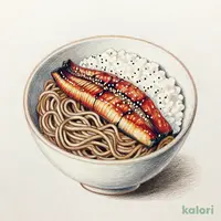 ごまそばと鰻重のセット