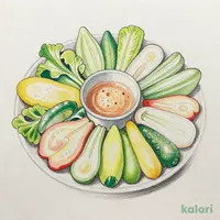 十三品目の緑黄色野菜サラダ