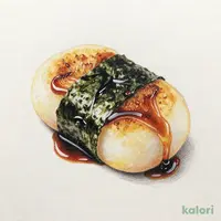 山形県産ひめのもちの磯辺焼き