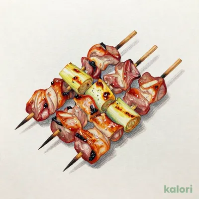 岩手県 鴨の炙り串