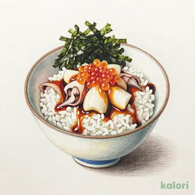 濃厚いか明太子とだしとろろ小丼