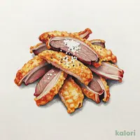 鴨肉の塩唐揚げ