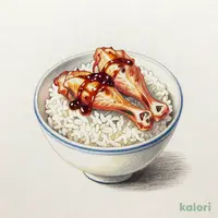 鶏せりの梅もろみ小丼