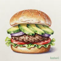 アボカドたっぷりバーガー
