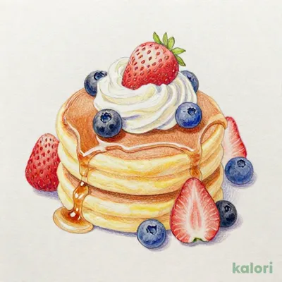 イチゴとミックスベリーのパンケーキ 4枚