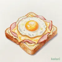ハムとチーズのクロックマダム