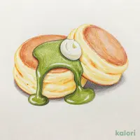 宇治抹茶のふわとろパンケーキ 2枚