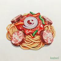 昔ながらの王道ナポリタン