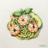 海老とアボカドの贅沢ジェノベーゼ