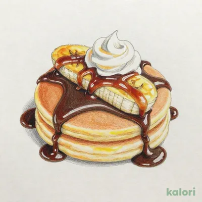 焦がしバナナのキャラメルショコラパンケーキ 2枚
