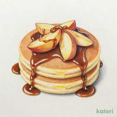 焼きリンゴと自家製キャラメルのパンケーキ 2枚