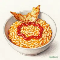 おばけのリゾットトマトソース (パリパリ皮とかぼちゃのリゾット)