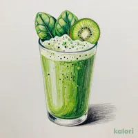 JAS有機ほうれん草と キウイスムージー