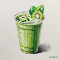 JAS有機ほうれん草とキウイスムージー