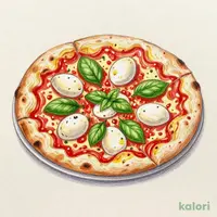 ふわふわナンのマルゲリータ
