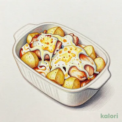 チキンとポテトのミニグラタン