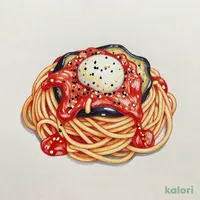 茄子とモッツァレラの自家製トマトソースパスタ