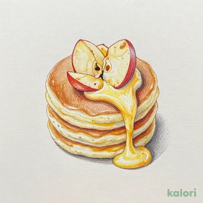 焼きりんごのブリュレ リコッタパンケーキ（ジャストサイズ）