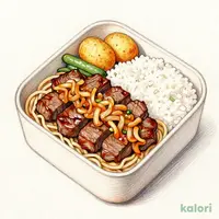 ハラミステーキ弁当 Rステーキ200g（¥2080）