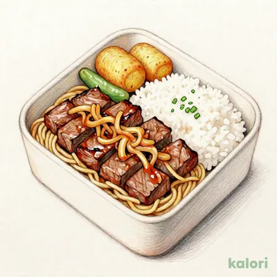 ハラミステーキ弁当 Sステーキ130g（¥1530）