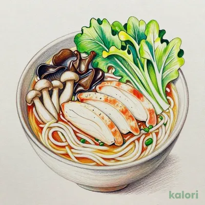 Steamed Chicken and Mushroom Pho with Dashi Broth