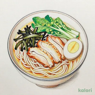 和だしで仕上げた蒸し鶏ととろろ昆布・温泉卵のフォー