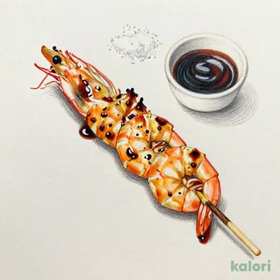 てけてけの∞海老串