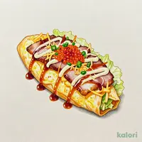 明太チーズのとん平風鉄板焼き