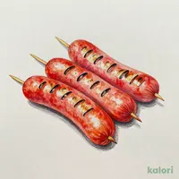 赤ウインナー串
