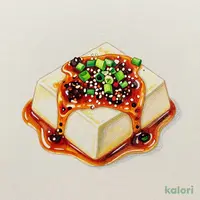 麻辣香油の冷やっこ